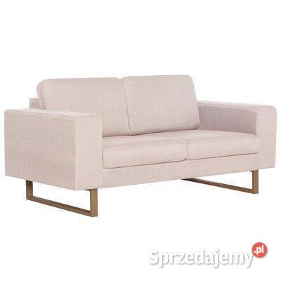 vidaXL Sofa 2osobowa tapicerowana tkaniną Warszawa
