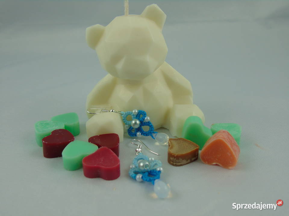 Kolczyki frywolitkowe różne wzory i kolory Wiśniowa sprzedam