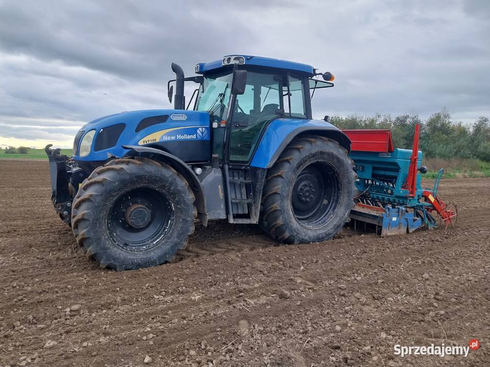 Ciągnik holland tvt 190 2004r pneumatyka isobus Tczew
