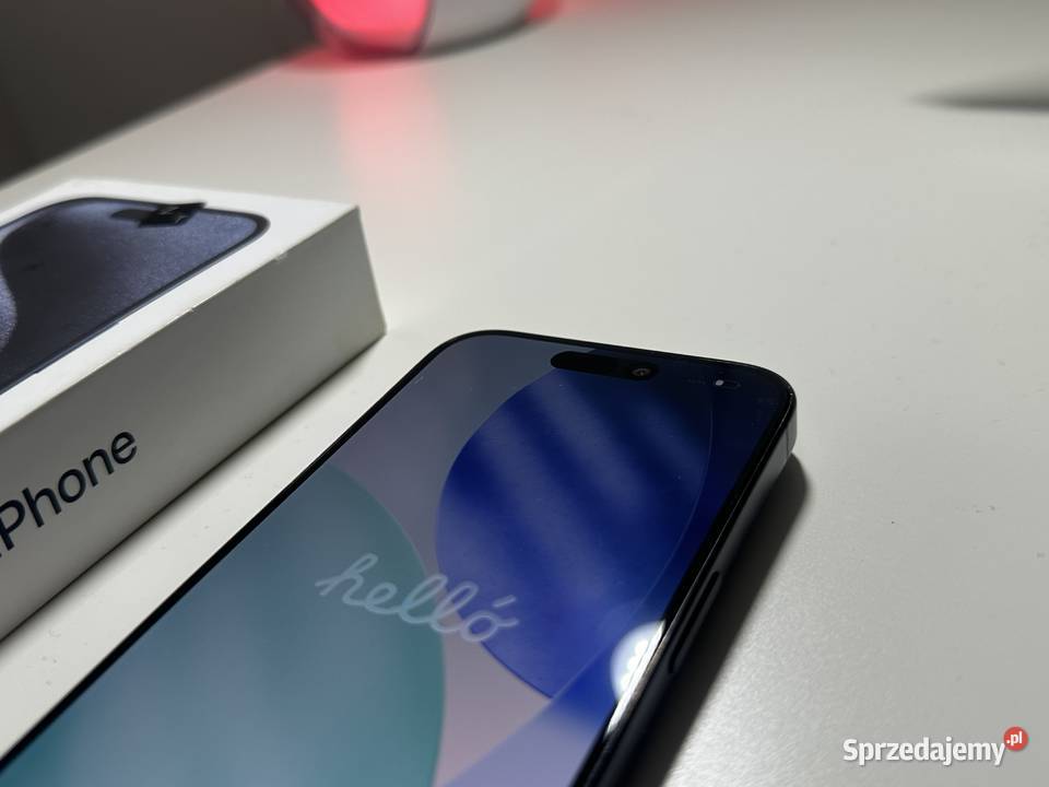 Sprzedam iPhone 15 Pro 128GB Blue Titanium 86 Nowa Sarzyna