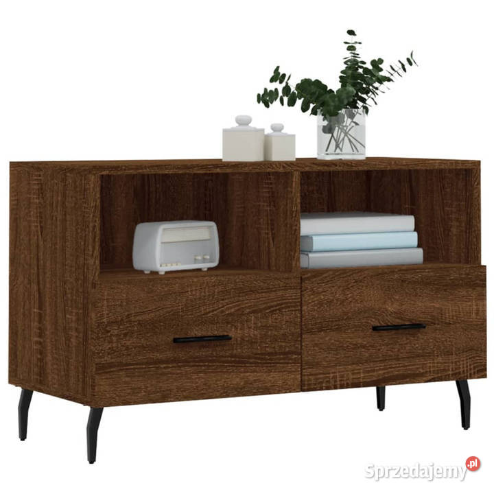 Szafka pod telewizor brązowy dąb 80x36x50 Warszawa sprzedam