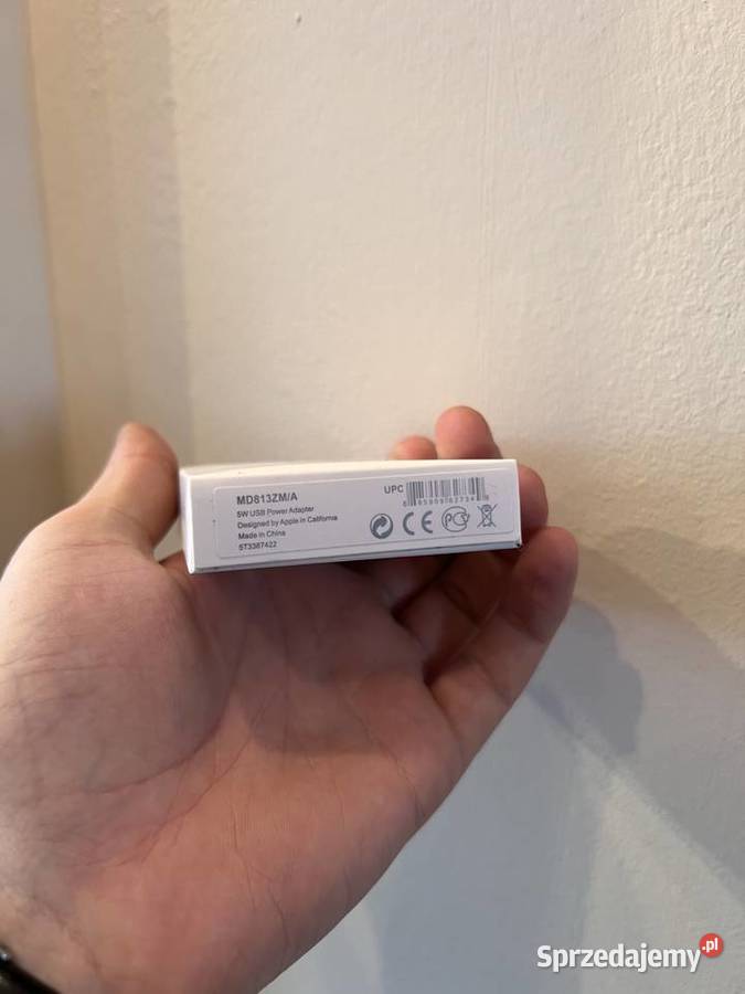 Apple ładowarka sieciowa USB 5W MD813ZMA Ładowarki pomorskie Gdańsk