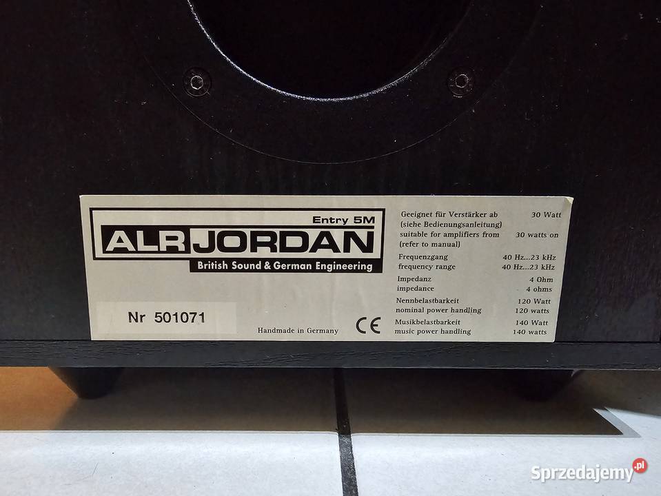 Kolumny ALR JORDAN Entry 5M Brytyjsko Niemieckie Gorzów Wielkopolski