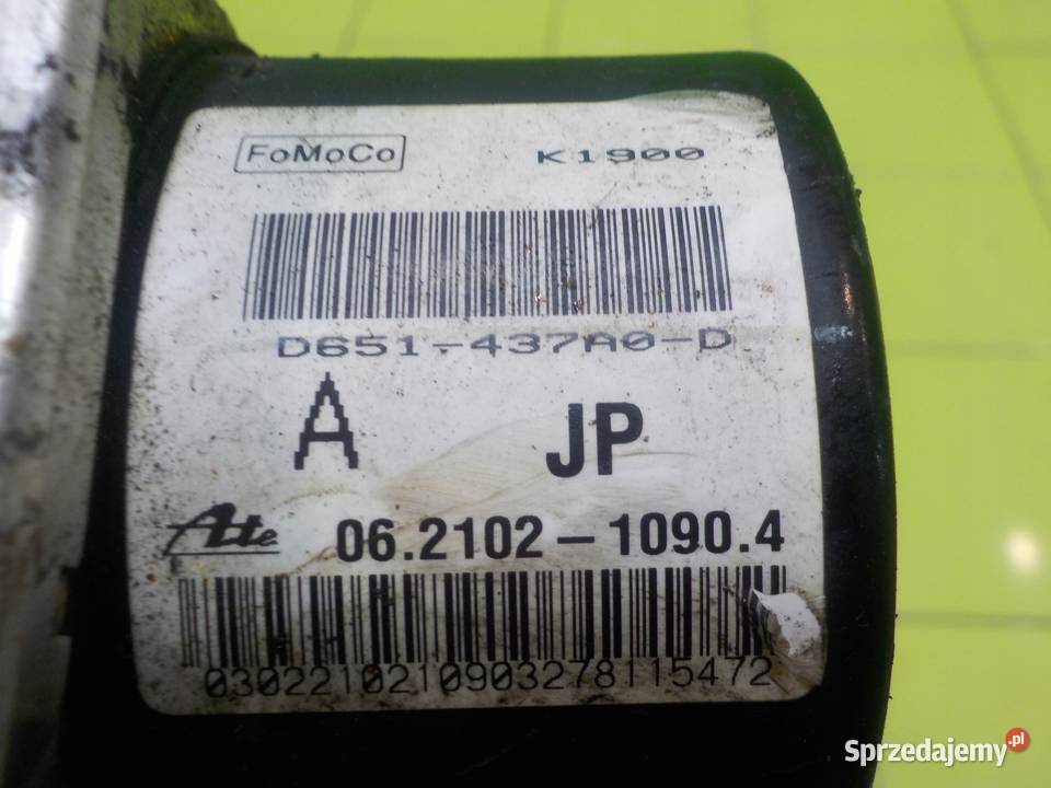 MAZDA 2 III DE 13 B 09r 3D pompa ABS D651437A0D Suków