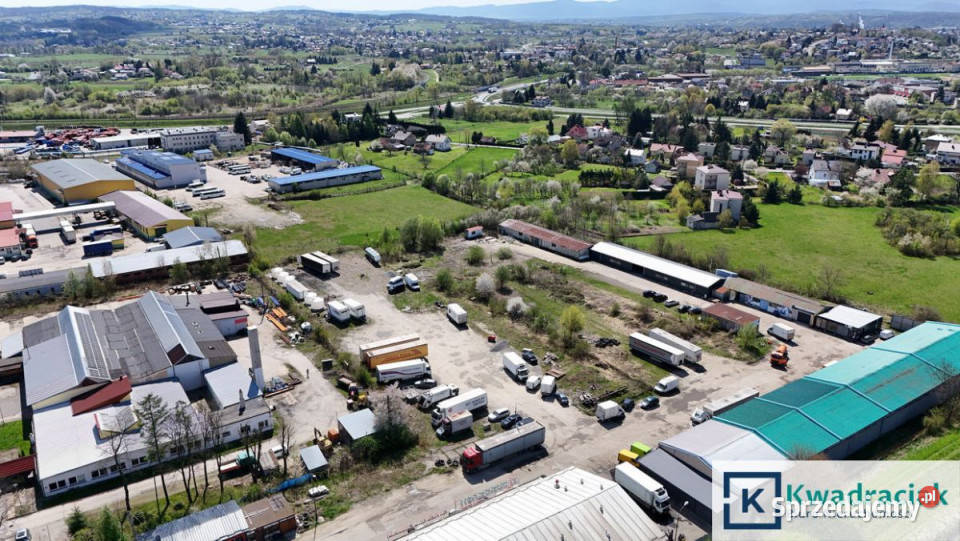 Działka 4700m2 Jasło Towarowa woda podkarpackie