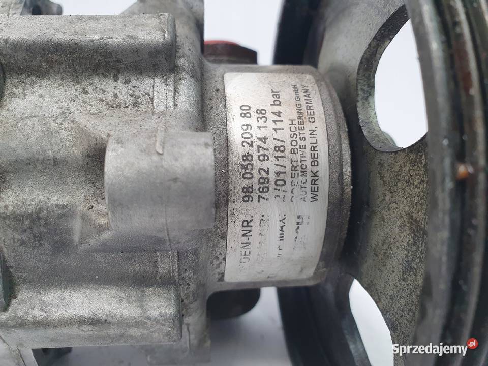 POMPA WSPOMAGANIA Peugeot Boxer III 20 BLUE HDI Pompy wspomagania lubelskie Chełm sprzedam