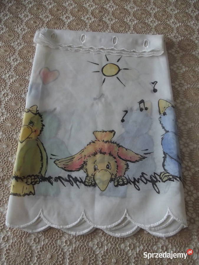 Śliczny lambrekinzazdroska do kuchni 26052 woal Wystrój okien śląskie Piekary Śląskie