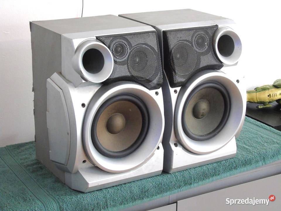Kolumny JVC 2x 120 wat sprawne świetne stereo Słuchawki i głośniki Jasło
