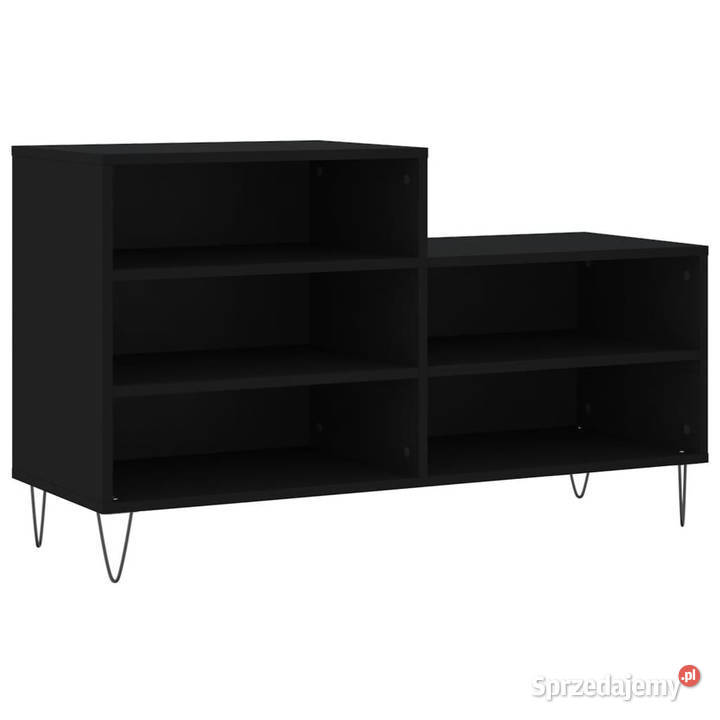 Szafka na buty czarna 102x36x60 materiał Warszawa