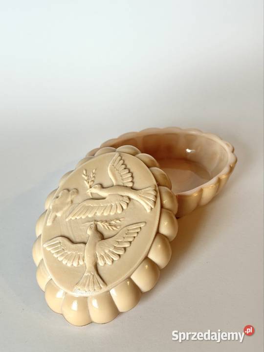 Przepiękna łososiowa szkatułka Curt Schlevogt