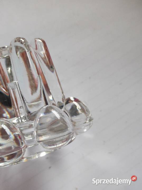 kryształowy świecznik ozdobny vintage francuski Kielce