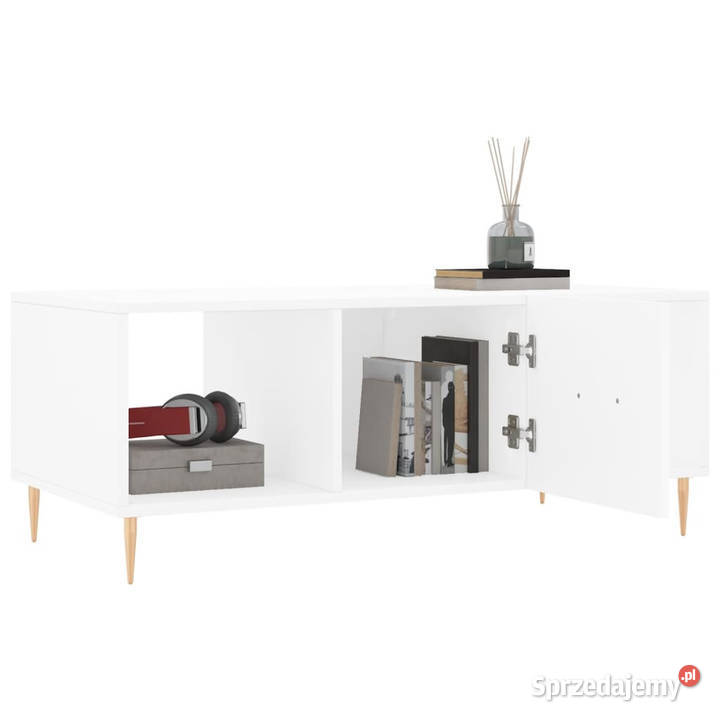 Stolik kawowy biały 102x50x40 materiał Warszawa sprzedam