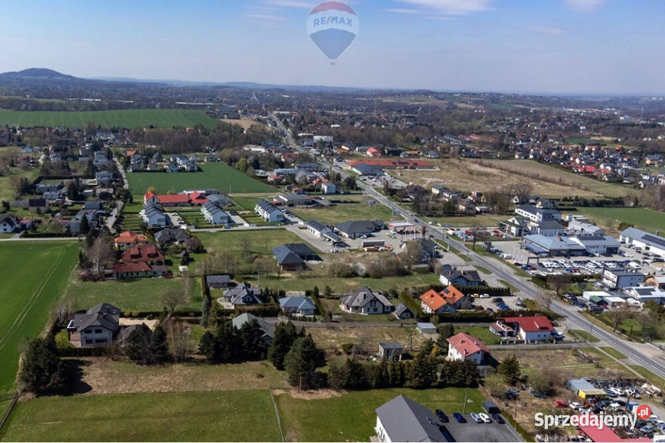 Działka usługowohandlowa ruchliwa droga Jaworze