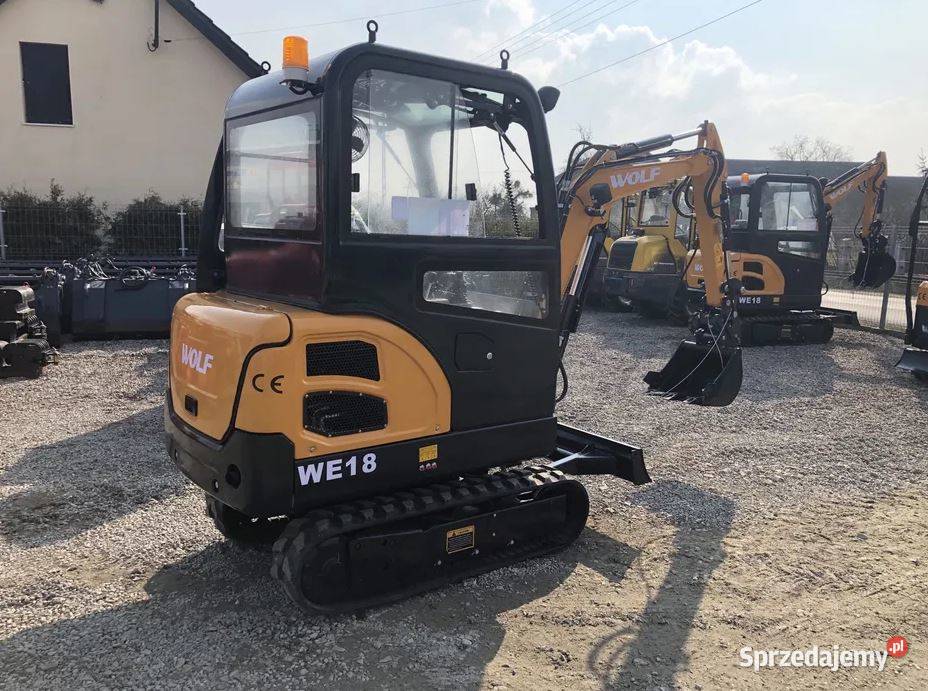 Minikoparka WOLF WE18 nowagwarancja Koronowo