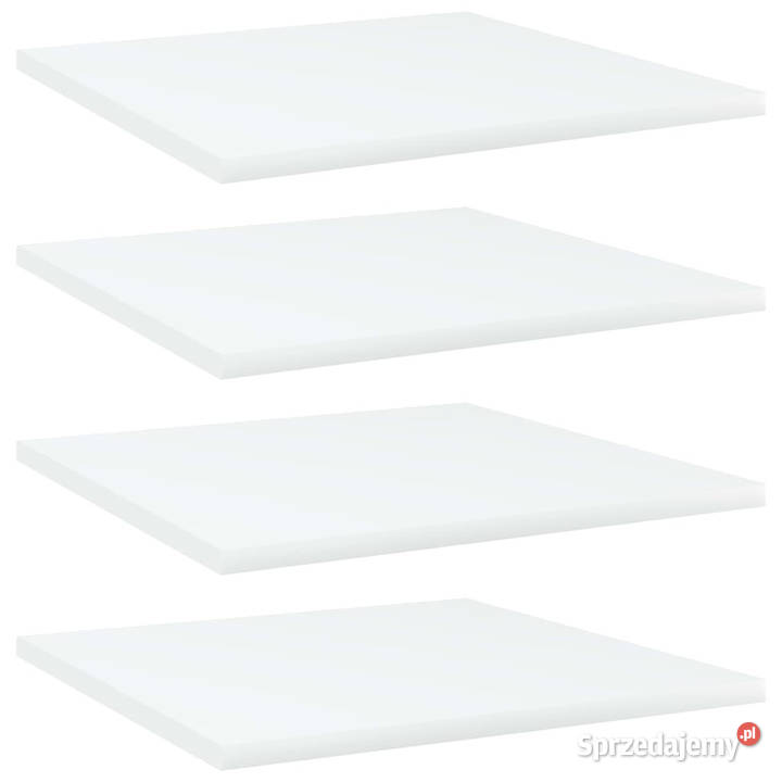 Półki na książki 4 białe 40x40x15 WM805170 Warszawa