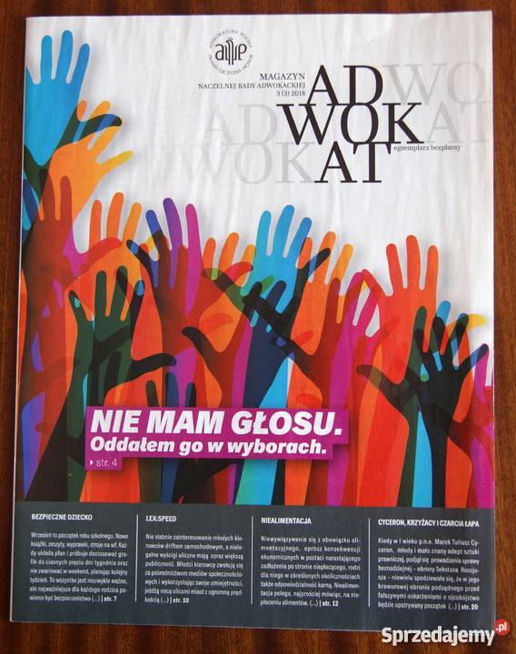Magazyn Naczelnej Rady Adwokackiej ADWOKAT 3 3 Rok wydania 2018 Parczew