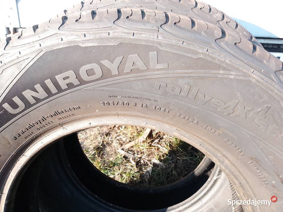 Opony używane 20580 R16 4sz 100