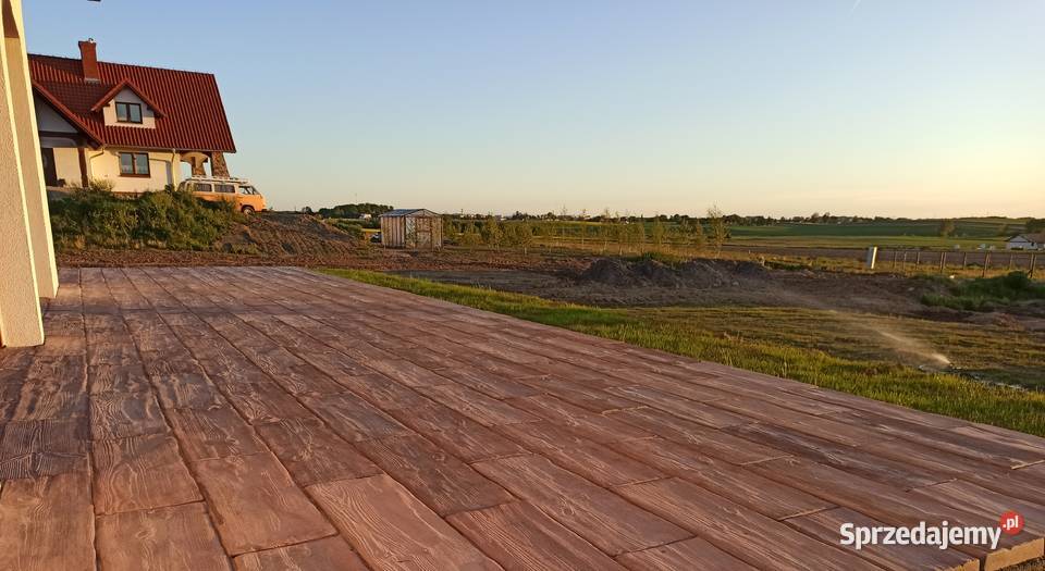 Deska Betonowa Betonowe Drewno Płyty Tarasowe Poznań sprzedam