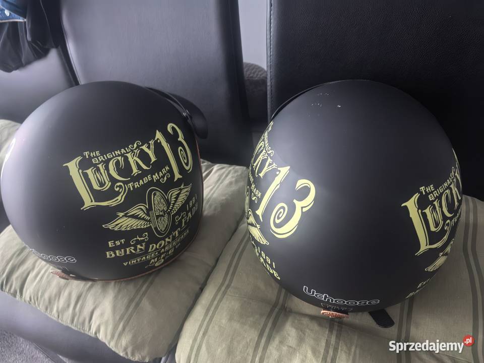 Sprzedam kaski retro L i XL Piła sprzedam