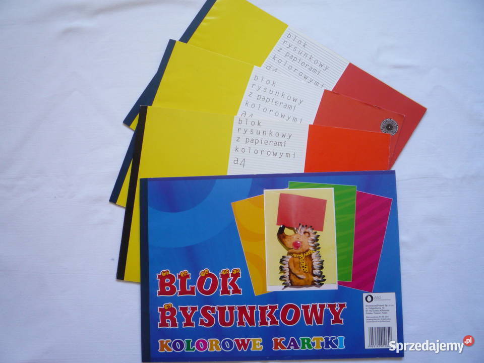 Blok rysunkowy kolorowy Format A 4 Artykuły szkolne Szczecin