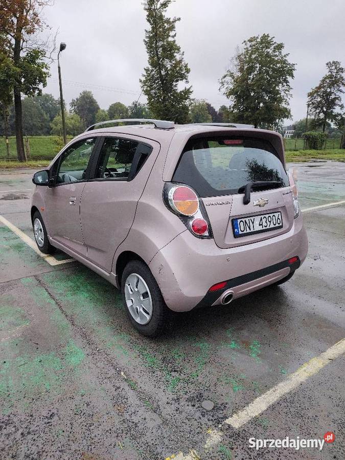 Chevrolet Spark 12 benzyna 2010 klima 4x elszyby welurowa tapicerka Spark Nysa