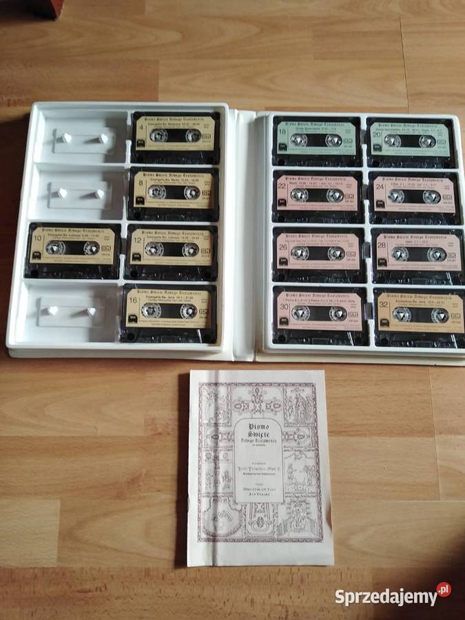 Pismo święte nowego Testamentu na kasetach 1991 Wałbrzych