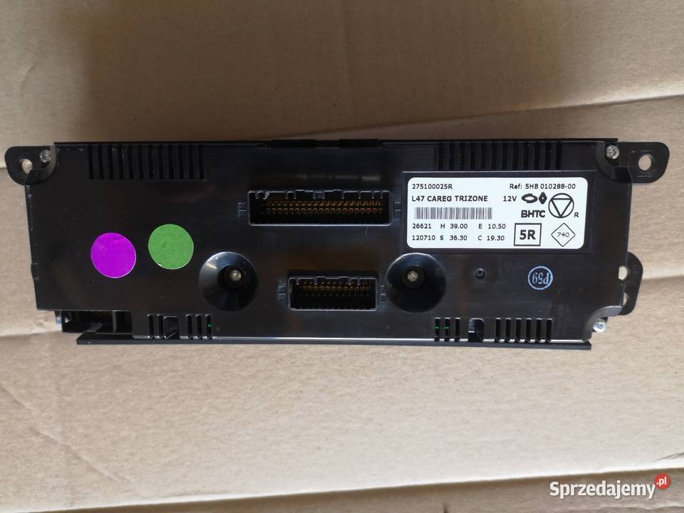 Renault Latitude panel klimatyzacji 275100025R osobowe wielkopolskie Turek