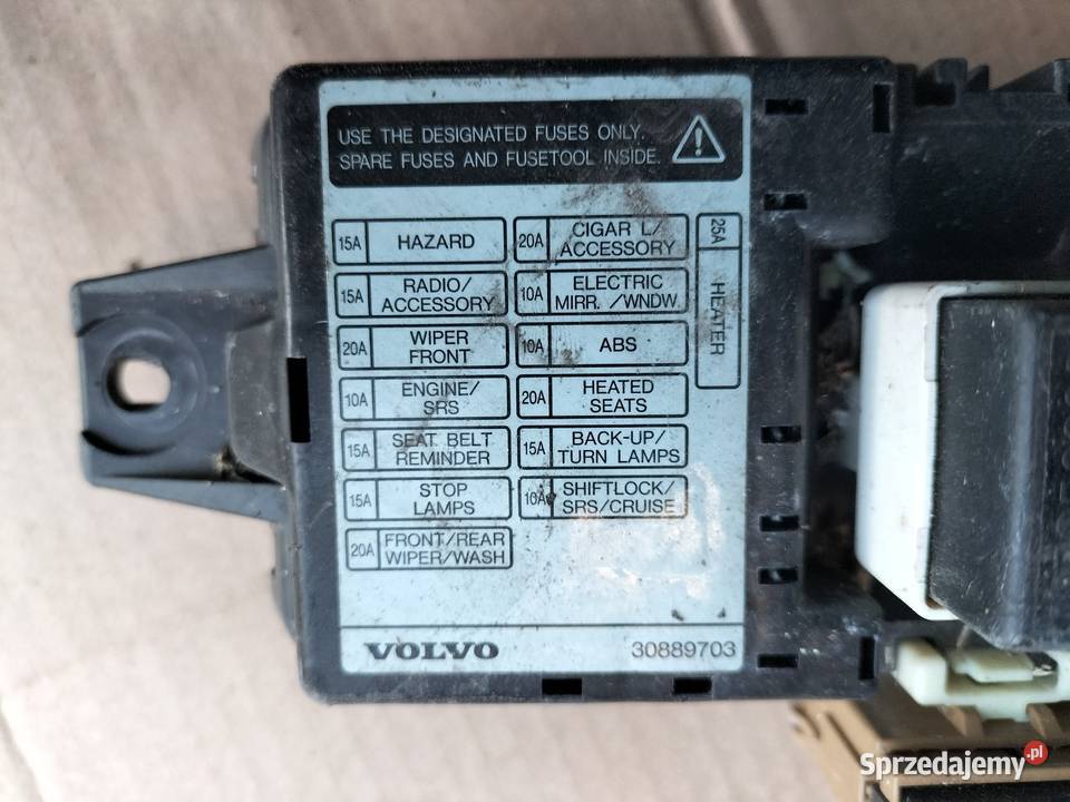 Volvo V40 S40 SKRZYNKA BSI BEZPIECZNIKÓW osobowe Kamień-Kolonia sprzedam