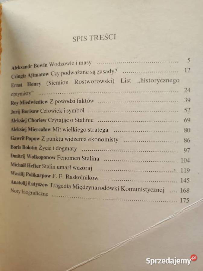 Fenomen Stalina Aleksandr Bowin 1989 Kielce