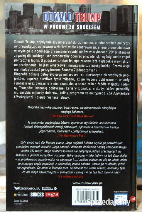 Donald Trump W pogoni sukcesem M DAntonio Lublin
