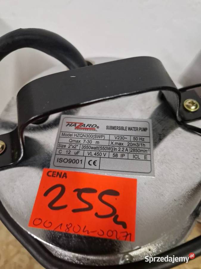 POMPA DO SZAMBA 3550 WATT ROZDRABNIACZ INOX Głogowa