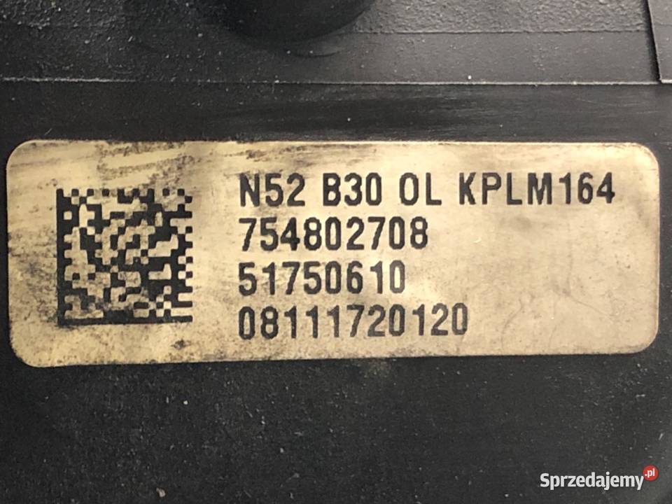 KOLEKTOR SSĄCY BMW E92 7548027 30 234 0513