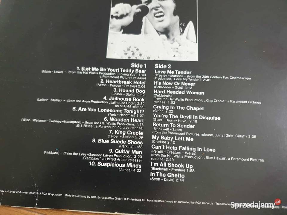 Elvis presley płyta winylowa Leżajsk
