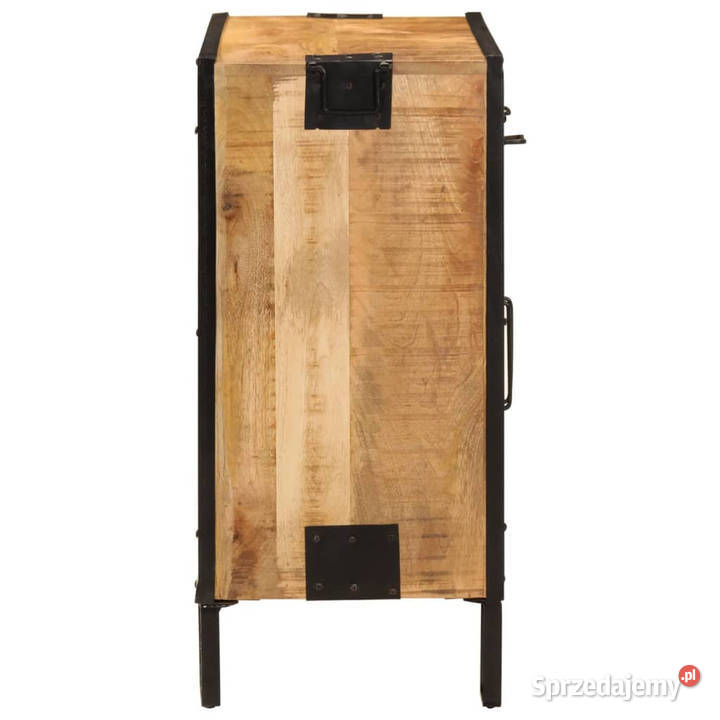 Szafka 80x31x66 lite surowe drewno mango i metal Warszawa