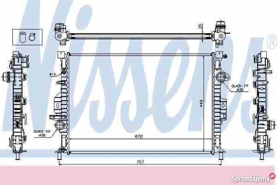 CHŁODNICA 18 TDCI VOLVO S80 AS FORD MONDEO 07 mazowieckie Pruszków