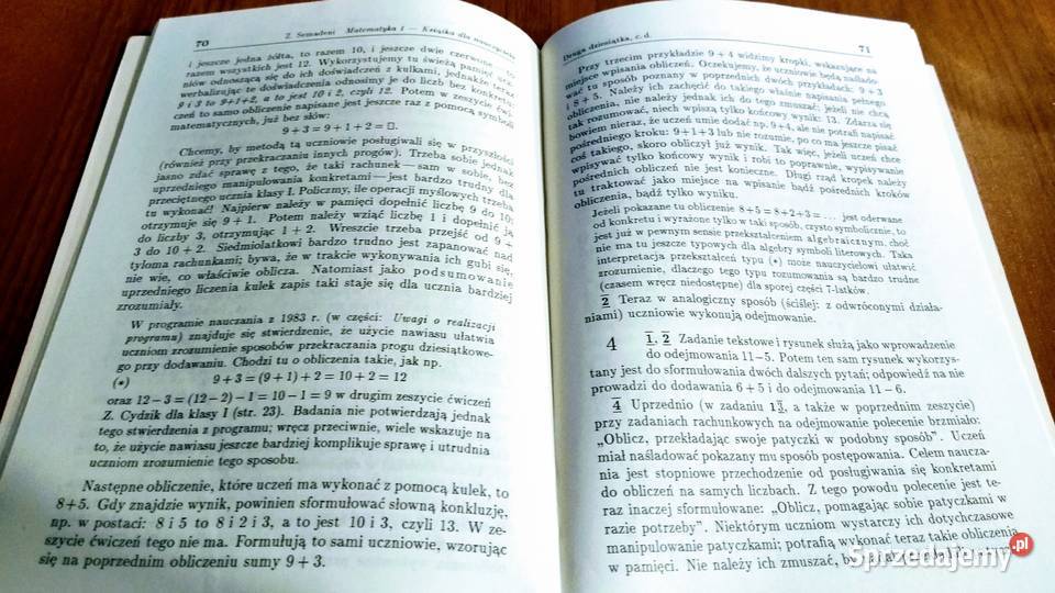 Matematyka 1 książka nauczyciela Zbigniew miękka Podręczniki pomorskie Gdańsk