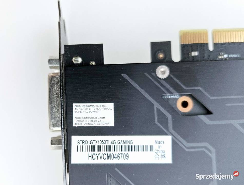 Karta Graficzna Asus Strix Nvidia GeForce GTX Karty graficzne Jankowice