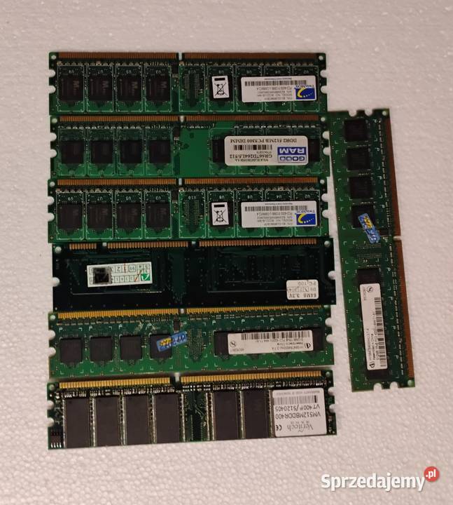 Stare procesory AMD Intel pamieć ram Opole