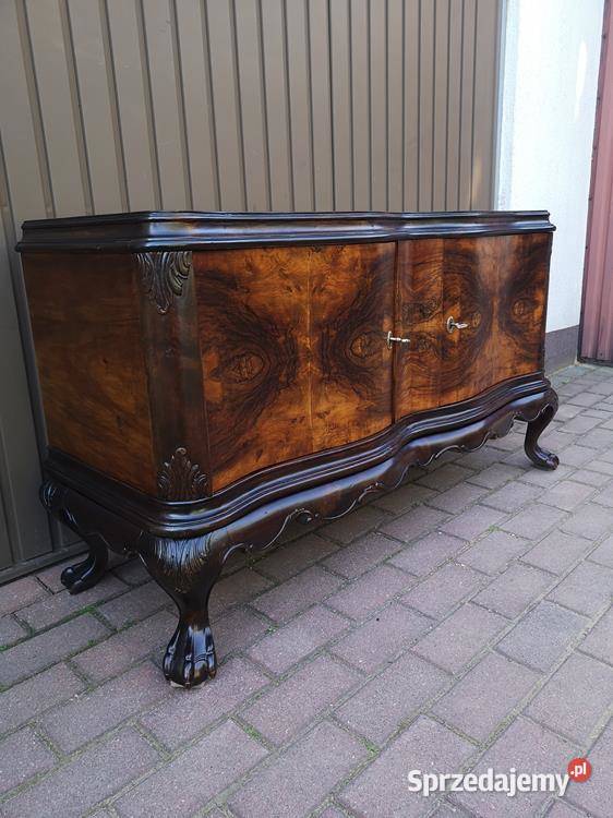 Komoda Ludwik Chippendale Orzech Niska 130 Swarzędz