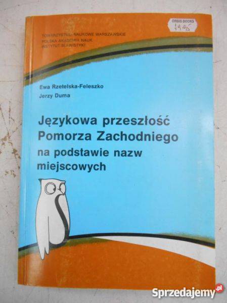 Językowa przeszłość Pomorza Zachodniego zachodniopomorskie Koszalin