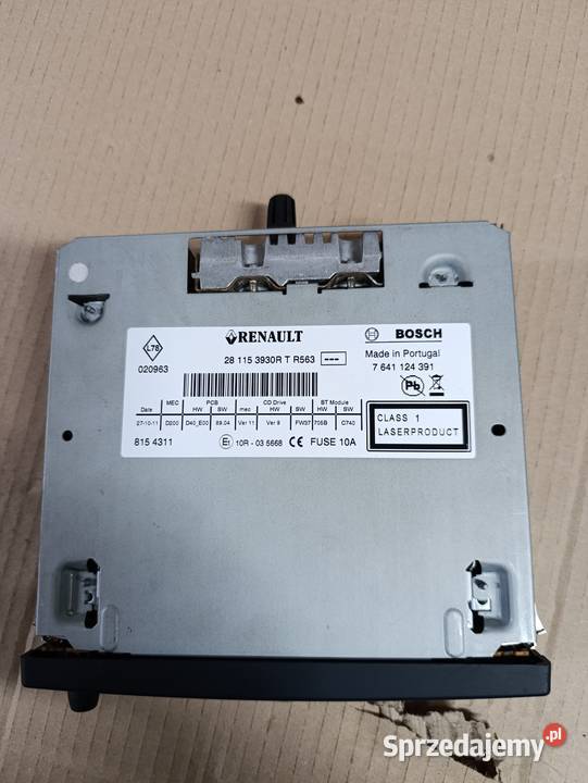 Radio CD Renault 281153930R 7641124391 Pszczyna