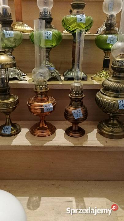 lampy naftowe kolekcja z francji Fałków