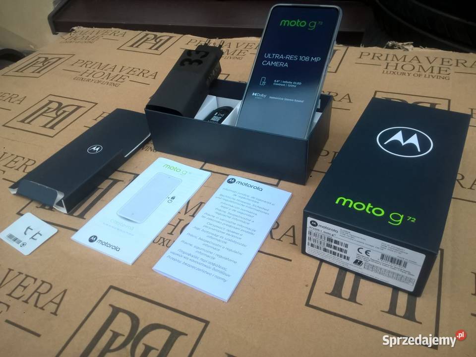 Nowa MOTO G72 Gw2L 8x22GH 66OLED MldColors 120Hz Łaskarzew