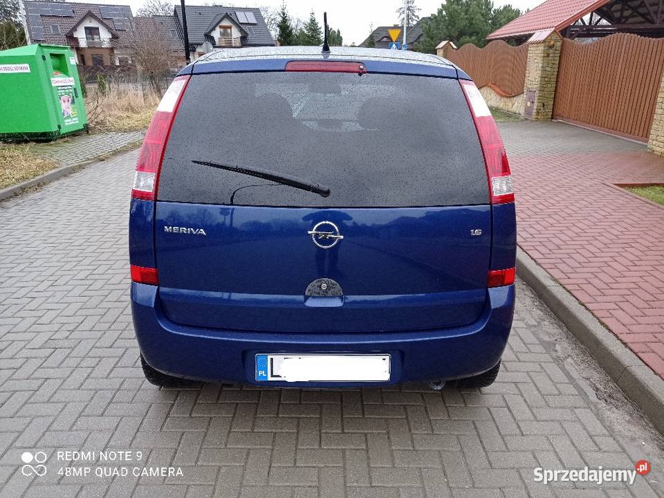 Opel Meriva 16 16V ECO TEC Benzyna 2004 zadbany lakier metallic