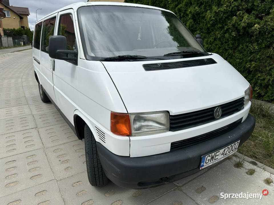 Volkswagen Transporter 9 miejsc long hak Webasto Transporter pomorskie Wejherowo sprzedam