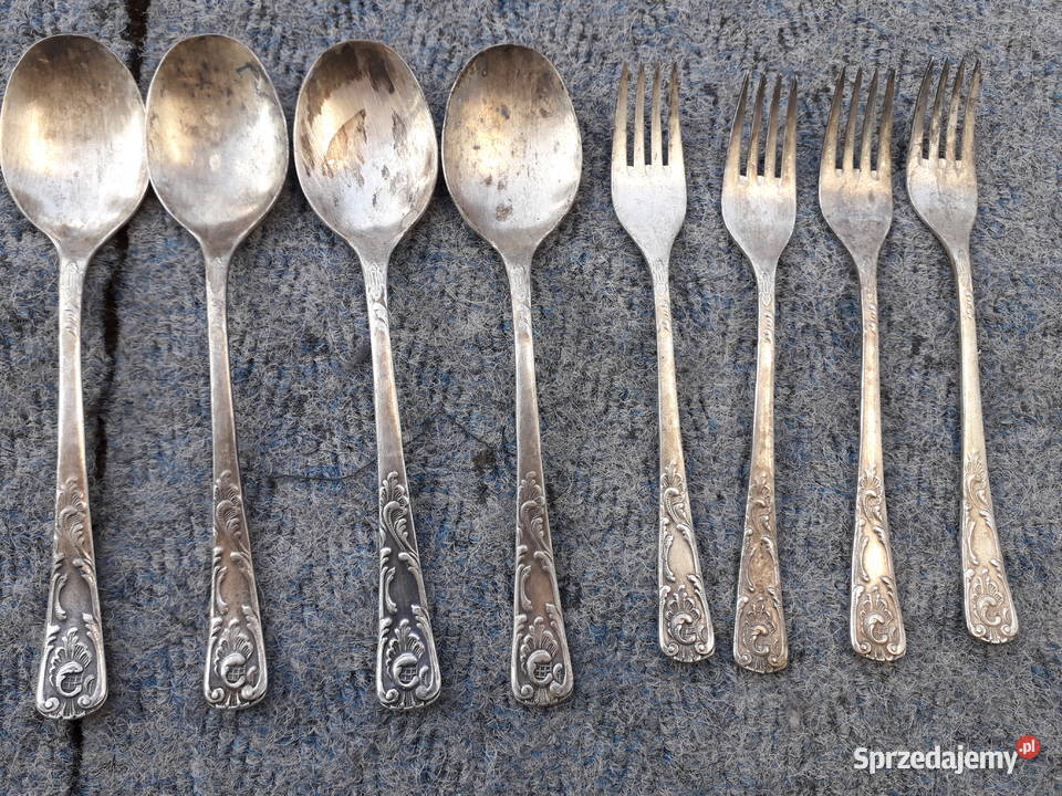 Sztućce Meh Rosja posrebrzane Częstochowa