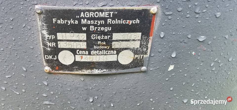 Rozsiewacz nawozu Lej Agromet Brzeg Rozsiewacze nawozów Majków Duży