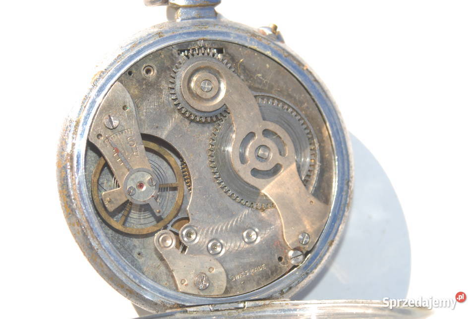 Stary Szwajcarski przedwojenny kieszonkowy Cieszyn