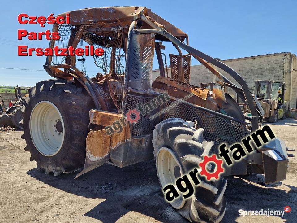 Valtra N174S części skrzynia biegów most przedni Byków