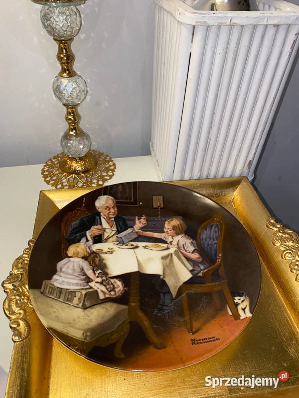 Talerz porcelanowy kolekcjonerski Bradex Norman